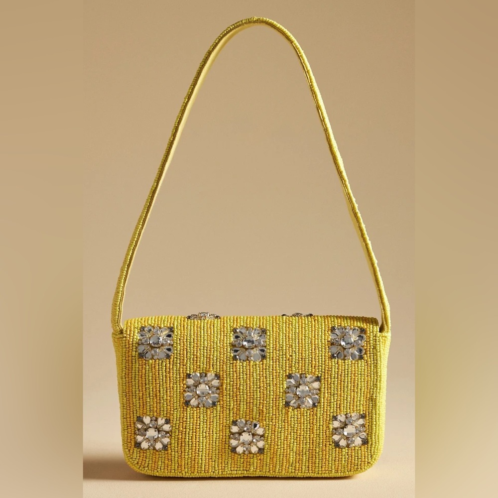 ✨ Anthropologie Fiona Beaded Bag - Picture 2 of 7